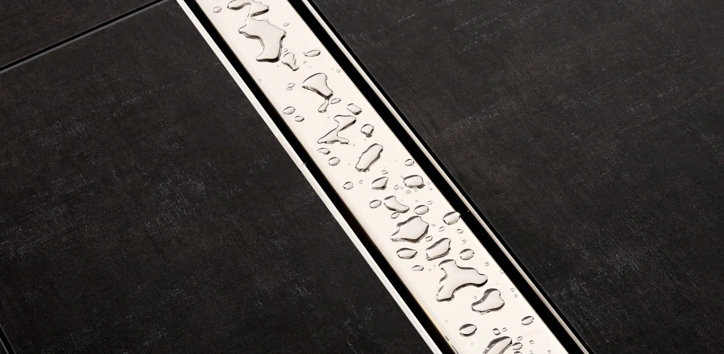 Die Ablaufrinne Drainline von TECE.