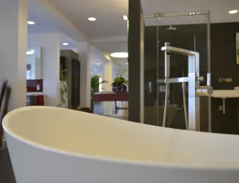 Bad der Badausstellung von Lodewick.