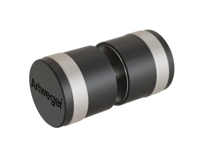 Der Dusch-Griff in schwarz von Artweger.